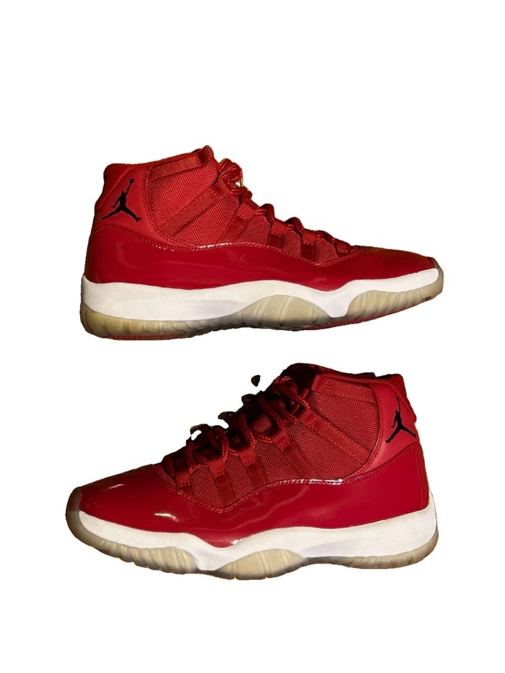 Jordan 11 Retro High Win Like 96 Gym Red 378037-623 Size 9 Authentic 2017